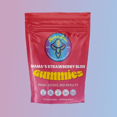 Strawberry Mushroom Gummies
